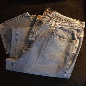 Gently warn in!  Venezia denim blue jeans. Women’s sz 22 P